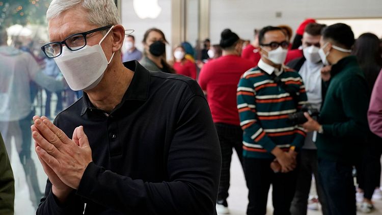 Apple CEO Tim Cook Received Nearly $100 Million in Compensation in 2021