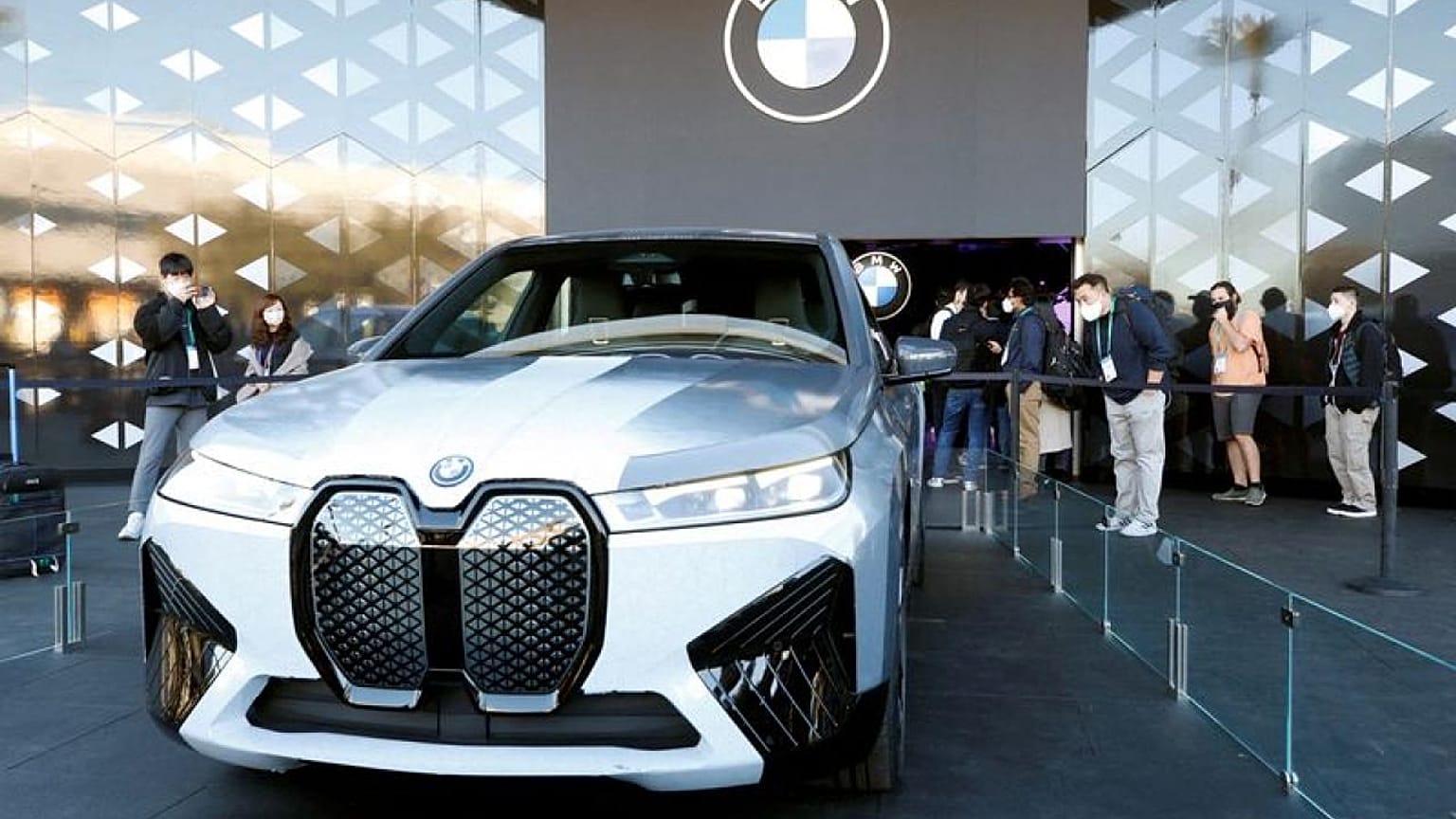 Change your car's colour with an app: BMW unveils colour-changing car