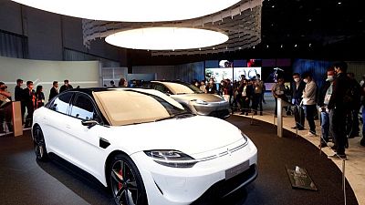Analysis-Jumping on EV wagon represents risky ride for tech pioneer Sony