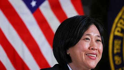 U.S.-EU trade, technology body to meet in Europe in 2022-Tai U.S.-EU trade, technology body to meet in Europe in 2022-Tai