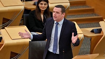 Leader of Scottish Conservatives says UK PM should resign Leader of Scottish Conservatives says UK PM should resign
