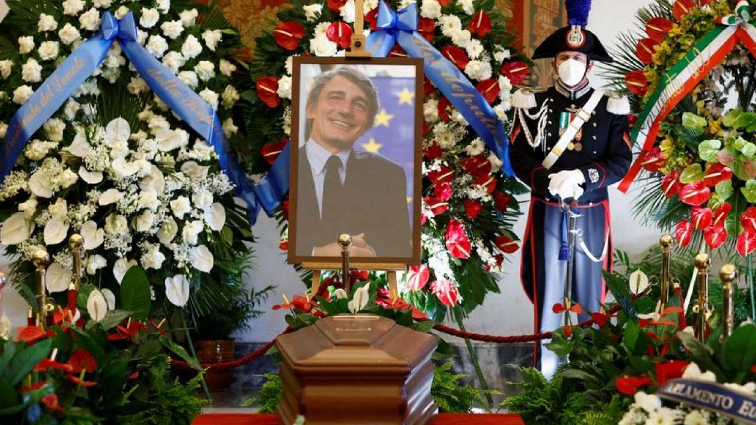 Italy pays respect to EU parliament chief Sassoli ahead of state funeral