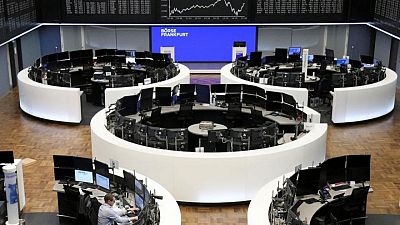 Tech stocks drag European shares lower