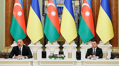 Kyiv, Baku promise to promote peace in Black and Caspian Sea region