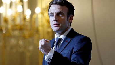 Ahead of election, Macron banks on rosy French economy, new jobs