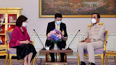 U.N. envoy seeks Thai help to halt deterioration of Myanmar crisis