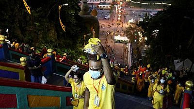 Malaysian Hindus hold scaled-down Thaipusam festival due to pandemic