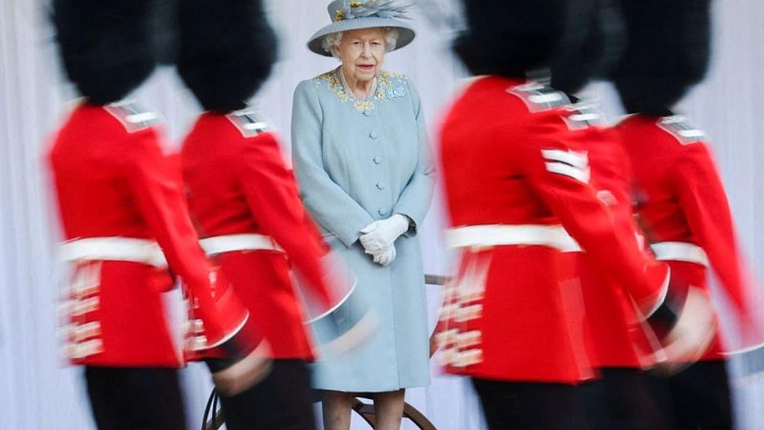 Royal crown slips as Elizabeth prepares to mark 70 years as queen