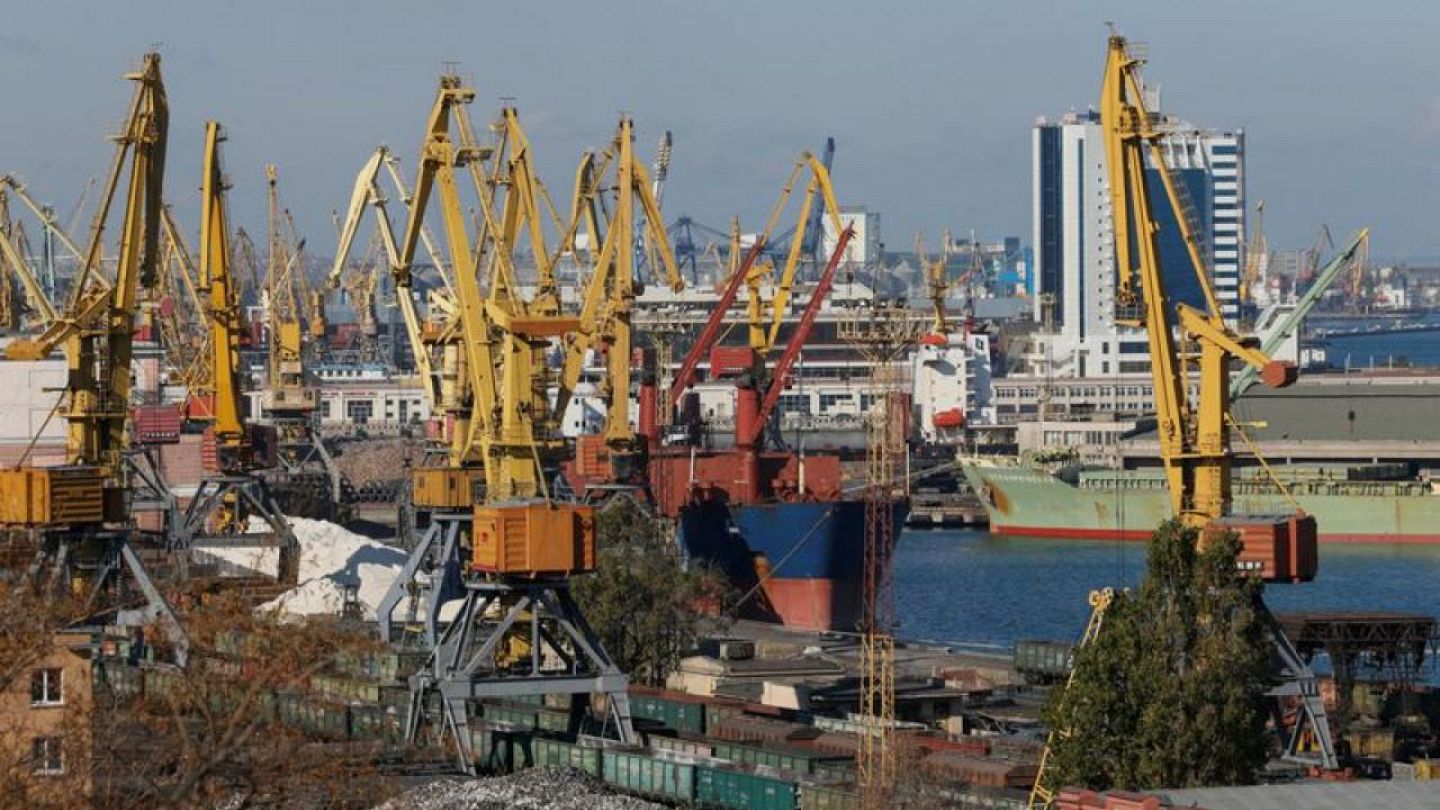 Principales puertos ucranianos restringen operaciones de granos debido al  mal tiempo | Euronews