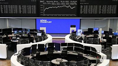 European futures sink 3% after hawkish Fed, global sell-off