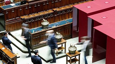Líderes de partidos de Italia ven la posibilidad de que el presidente sea electo el viernes Líderes de partidos de Italia ven la posibilidad de que el presidente sea electo el viernes