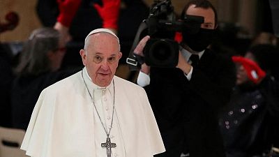 Pope says fake news, disinformation on COVID, is human rights violation