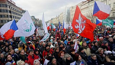 Thousands of Czechs protest against COVID curbs