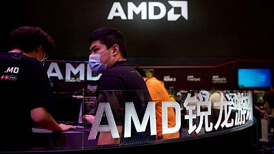AMD forecasts FY22 revenue above estimates