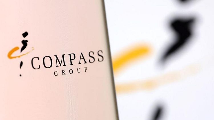 Caterer Compass' sales recover to pre-COVID levels, lifts revenue outlook