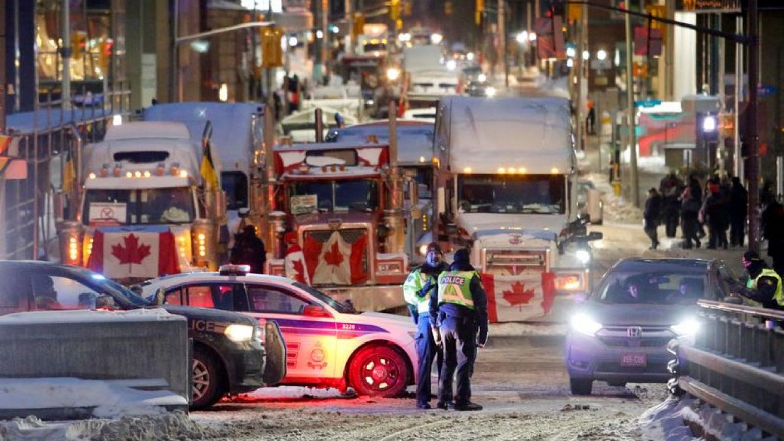 Canadian cities brace for more anti vaccine mandate protests