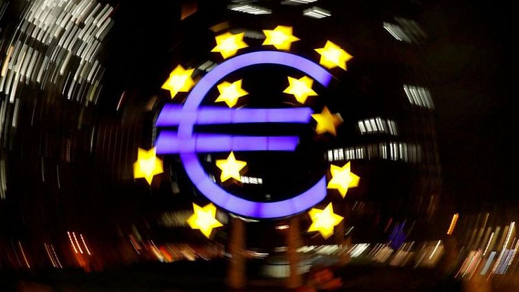 Euro zone yields steady after falling sharply last week, focus on ECB