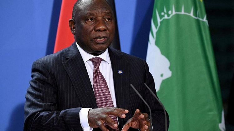 South Africa's Ramaphosa pushes telecoms spectrum auction