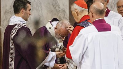 L'anno scorso a causa del Covid il rito si svolse in Vaticano
