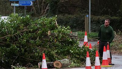 More than 200,000 British homes still without power after Storm Eunice