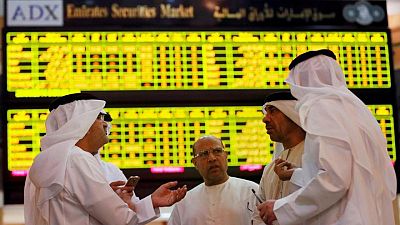 معظم الأسواق الخليجية تغلق مرتفعة ورقم قياسي مرتفع لبورصة أبوظبي