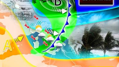 Ad esssere investite da oggi le regioni centro-meridionali Ad esssere investite da oggi le regioni centro-meridionali