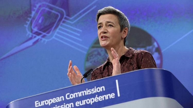 EU's Vestager aims for March deal on tech rules