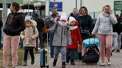 Some 100,000 Ukrainians have entered Poland since war began-interior minister