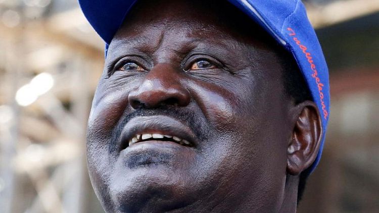 Kenya's ruling party backs opposition leader Odinga for presidency