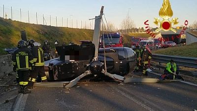 L'incidente a Fino Mornasco, non coinvolti altri mezzi L'incidente a Fino Mornasco, non coinvolti altri mezzi