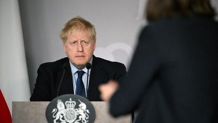 UK PM Johnson says Russia's actions in Ukraine qualify as war crimes