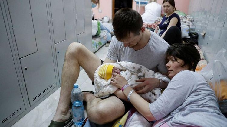 Born in a war: Kyiv maternity hospital carries on under siege