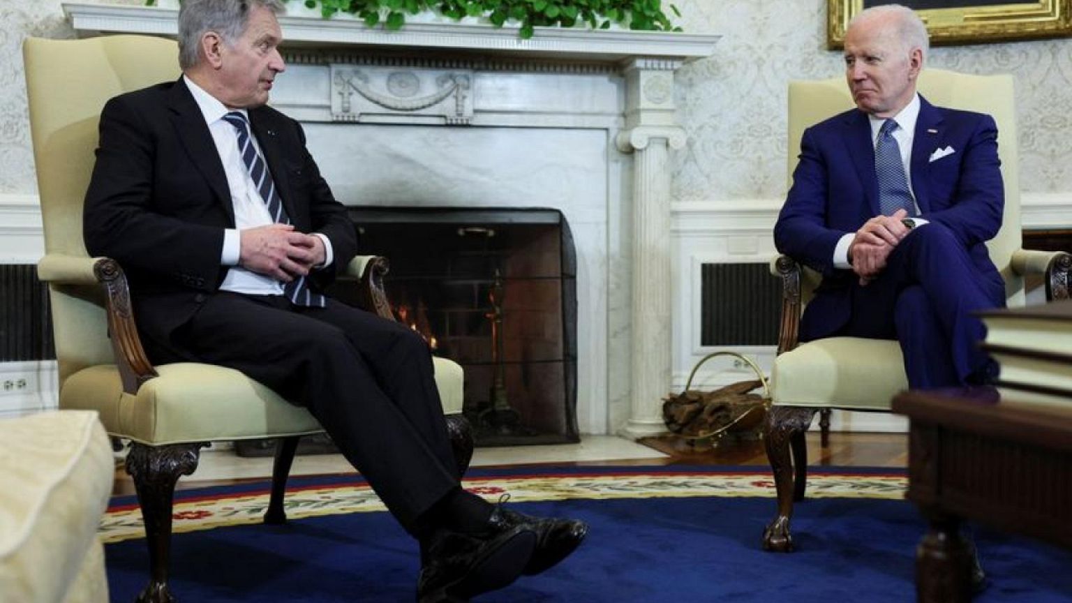 Finland's Niinisto says he and Biden agreed to step up defense cooperation