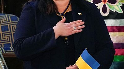 مبعوثة أوكرانيا لدى أمريكا تصف روسيا بأنها "دولة إرهابية" مبعوثة أوكرانيا لدى أمريكا تصف روسيا بأنها "دولة إرهابية"