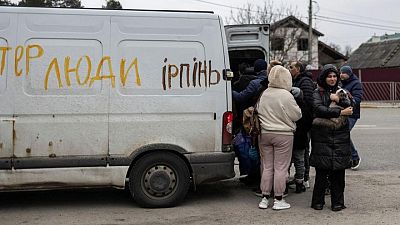 No shelling as some civilians leave Ukrainian town of Irpin - local officials