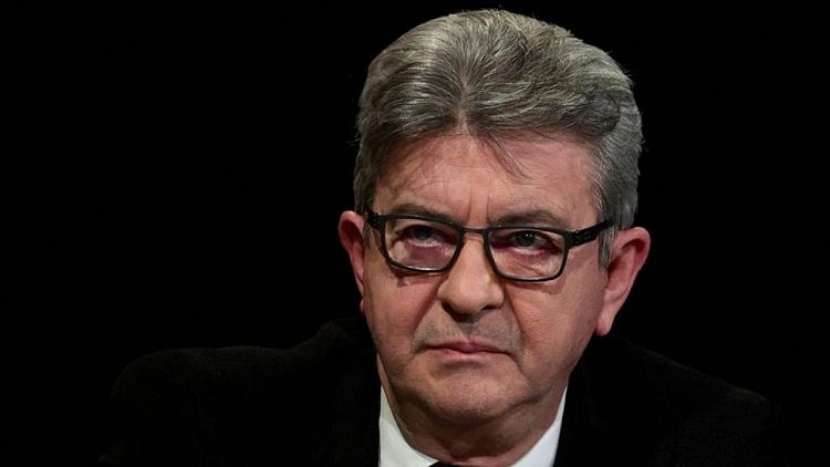Far-left Melenchon emerges as third competitor in French election poll