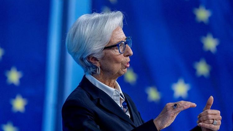 ECB won't raise rates until some time after net bond buying ends -Lagarde