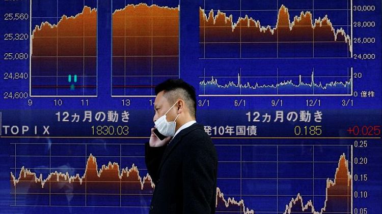 Asian shares slide as fears over hawkish Fed mount