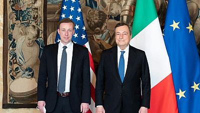 Italy, US agree over "decisive, united" response to Russia invasion