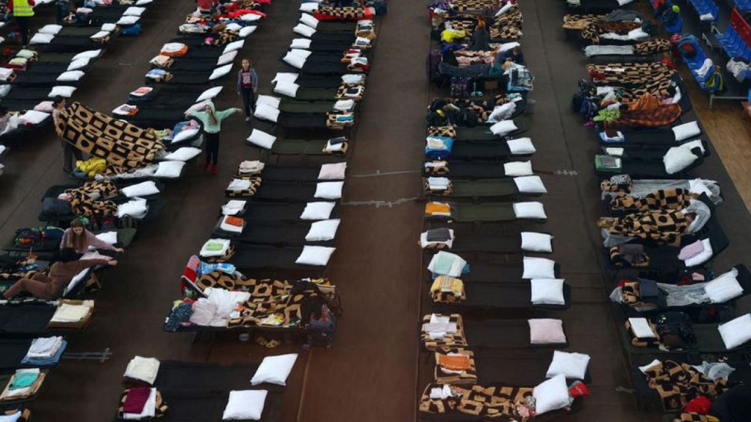 Ukrainian refugees find shelter and solace in Polish theatre