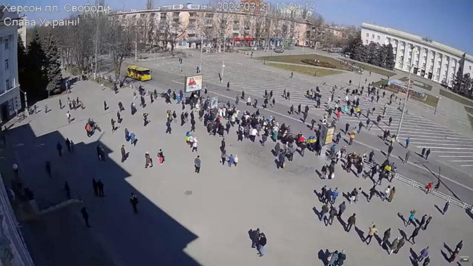 Ucrania dice que tropas rusas dispersaron violentamente manifestación contra ocupación de Jersón