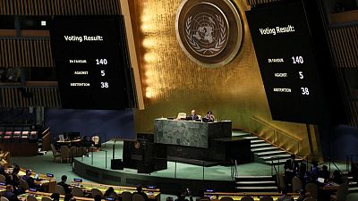 U.N. General Assembly adopts Ukraine aid resolution, criticizes Russia