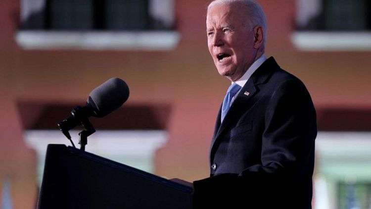 Biden says Putin 'cannot remain in power' in fiery speech on Ukraine war