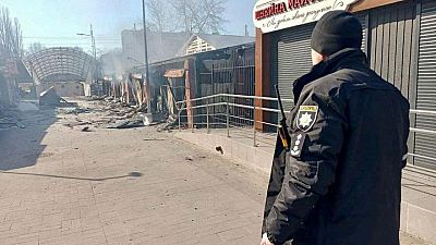 Children among 44 severely wounded people trapped in Ukraine's Chernihiv city - mayor