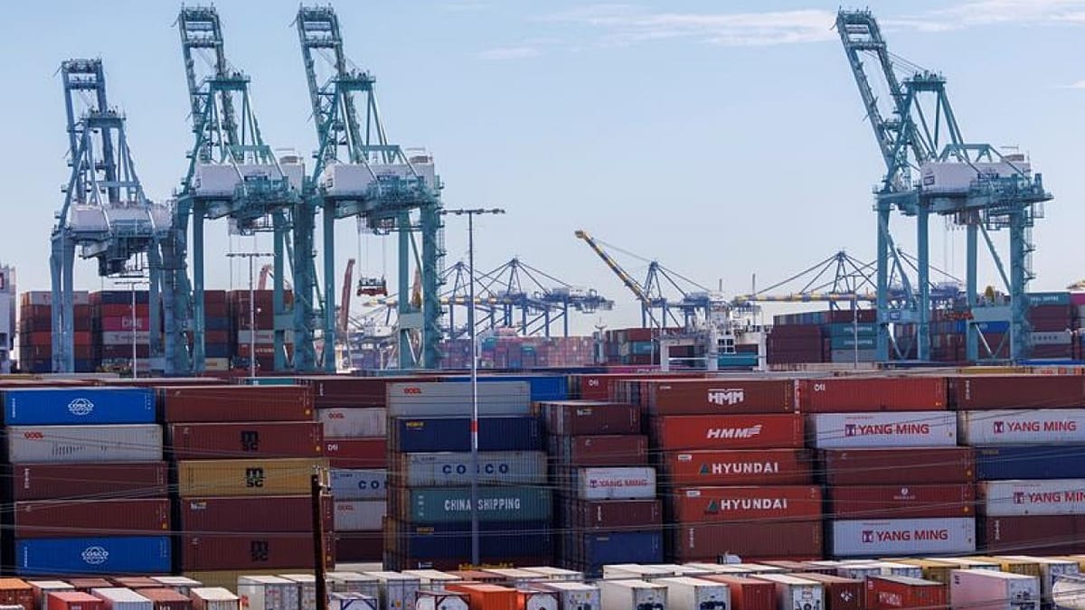 Las importación en EEUU de mercancías en contenedores baja a niveles ...