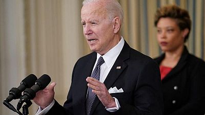 Biden says 'moral outrage' behind Putin comment, not policy change
