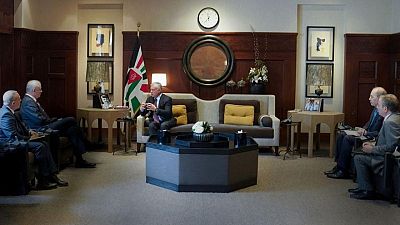 Israeli defence minister meets Jordan's King Abdullah in Amman