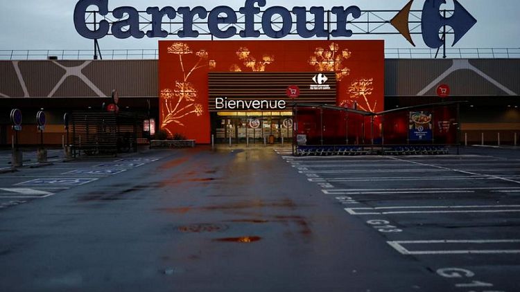 Exit from Taiwan lifts shares of French company Carrefour