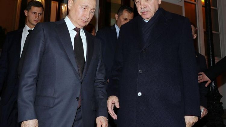 Russia's Putin, Turkey's Erdogan to speak by phone on Friday -Kremlin