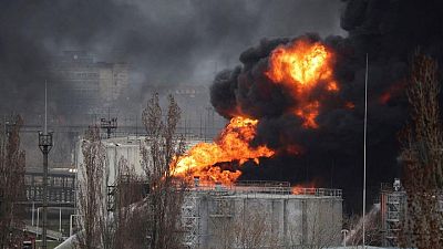 Missiles hit Ukrainian refinery, 'critical infrastructure' near Odesa